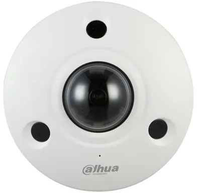 Dahua IP Fisheye-Kamera 12 MP fest 1,85 mm mit integriertem IR IPC-EBW81242